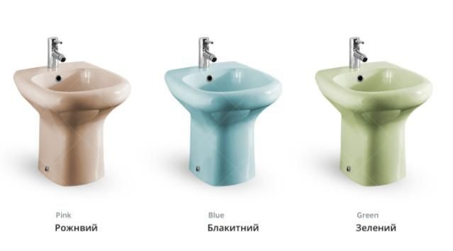 Биде напольное RAK Ceramics Compact (RAK0001) Голубой L01010 фото