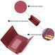 Кошелек женский в три сложения из лакированной натуральной кожи ST Leather 22708 Красный b22708 фото 4