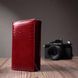 Кошелек женский в три сложения из лакированной натуральной кожи ST Leather 22708 Красный b22708 фото 10