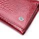Кошелек женский в три сложения из лакированной натуральной кожи ST Leather 22708 Красный b22708 фото 5