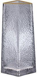 Ваза стеклянная Ancient Glass "Elegant" &Oslash;13x22см, дымчатое серое стекло BD-527-790 фото