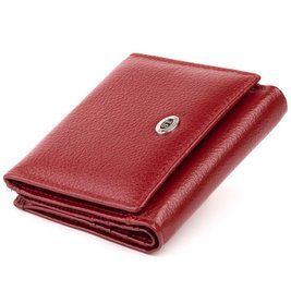 Компактный кошелек женский ST Leather 19257 Бордовый b19257 фото
