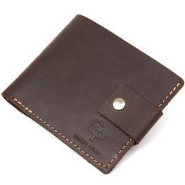 Кожаное мужское портмоне GRANDE PELLE 11460 Коричневый b11460 фото