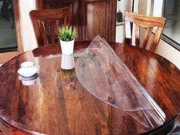 Мягкое стекло Прозрачная силиконовая скатерть на стол Soft Glass Защита для мебели 2.6х1.0м (толщина 1.5 мм) L1500017 фото