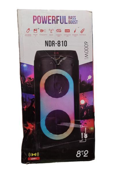 Портативна потужна бездротова колонка NDR-810 6000 Вт з підсвічуванням L712045 фото