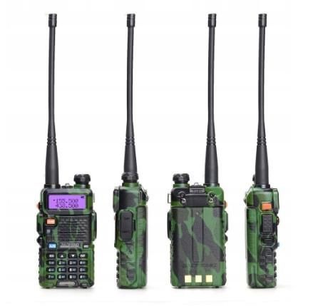Портативна рація Baofeng UV-5R FM радіо + ліхтарик (Камуфляж) L50907 фото