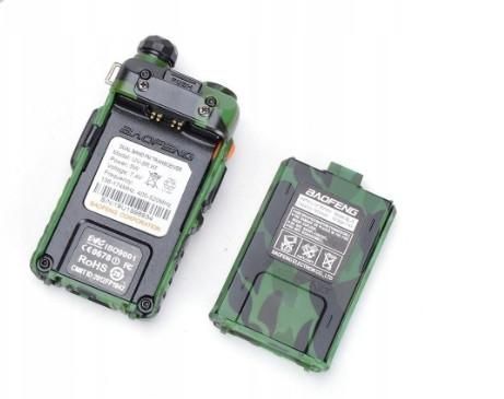 Портативна рація Baofeng UV-5R FM радіо + ліхтарик (Камуфляж) L50907 фото