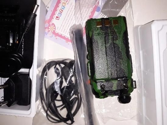 Портативна рація Baofeng UV-5R FM радіо + ліхтарик (Камуфляж) L50907 фото