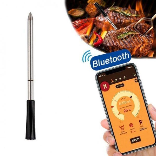 Бездротовий Bluetooth термометр щуп Термощуп для духовки L20704 фото