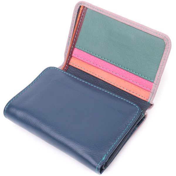 Практичный кошелек для девушек из натуральной кожи ST Leather 22496 Разноцветный b22496 фото