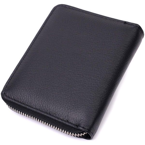 Портмоне для жінок на блискавці із натуральної шкіри ST Leather 19488 Чорний b19488 фото