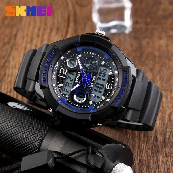 Чоловічий спортивний годинник Skmei S-Shock 0931 Синій L122979 фото