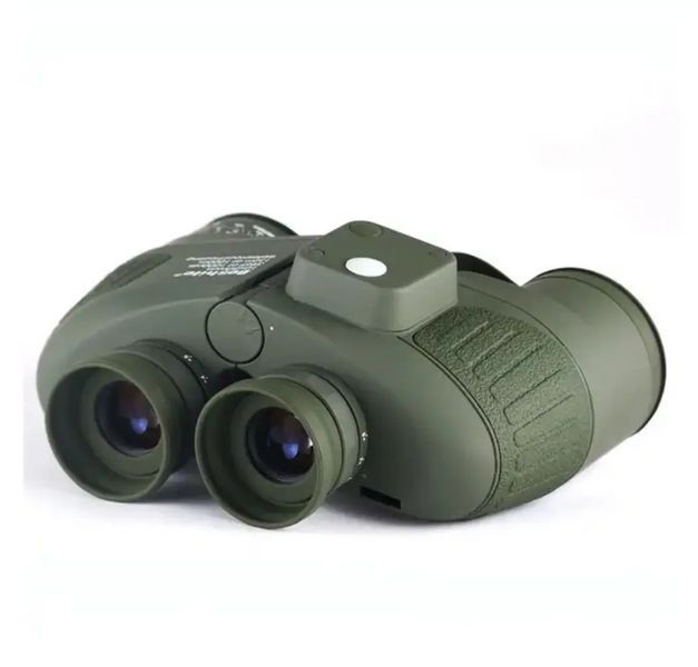 Морський бінокль Boshile HD 10х50 із компасом (Зелений) L900780 фото