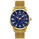 Годинник чоловічий наручний Skmei 9166 Gold blue оригінал L916603 фото 3