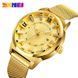 Годинник чоловічий наручний Skmei 9166 Gold blue оригінал L916603 фото 7