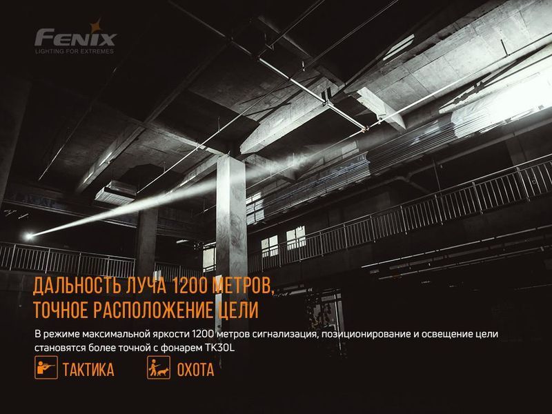 Ручной лазерный фонарь Fenix TK30 Laser 500лм Type-C (Черный) L703386 фото