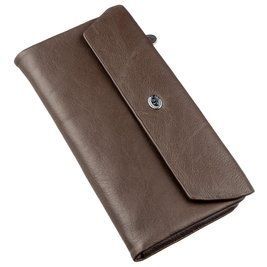 Практичный женский кошелек-клатч ST Leather 18841 Коричневый b18841 фото