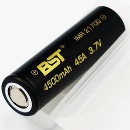 Акумулятор 21700 45A BST 3.7V 4500mah (Чорний) L978181 фото