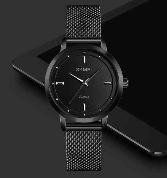 Жіночий наручний годинник Skmei 1528 (Чорний) L900274 фото