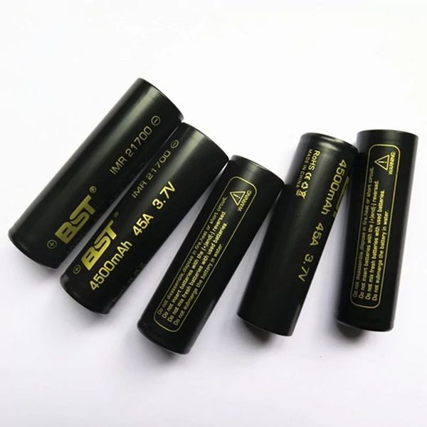Аккумулятор 21700 45A BST 3.7V 4500mah (Черный) L978181 фото