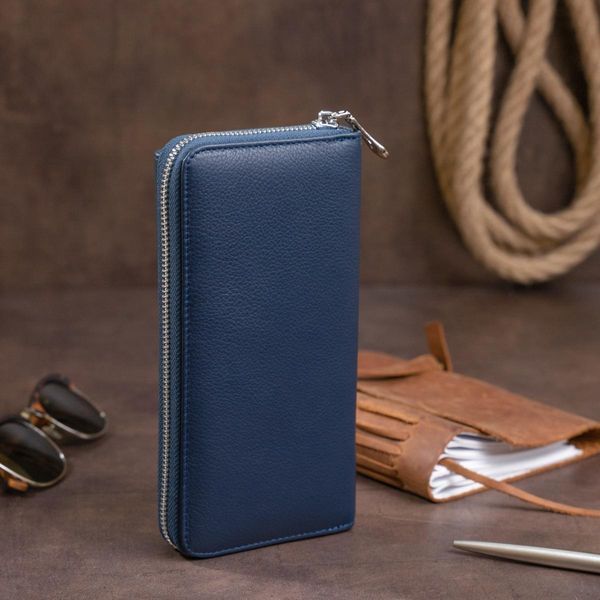 Кошелек универсальный женский ST Leather 19296 Темно-синий b19296 фото