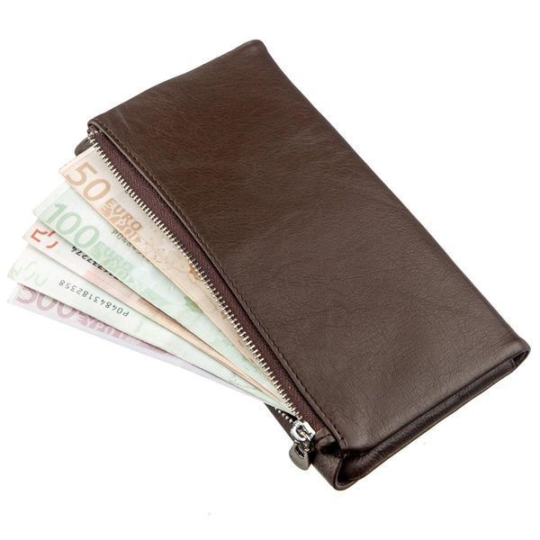 Практичный женский кошелек-клатч ST Leather 18841 Коричневый b18841 фото