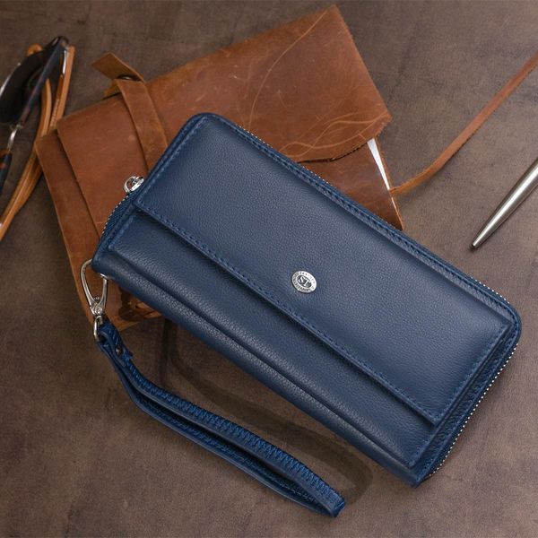 Кошелек универсальный женский ST Leather 19296 Темно-синий b19296 фото
