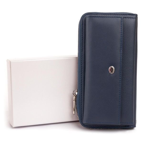 Кошелек универсальный женский ST Leather 19296 Темно-синий b19296 фото