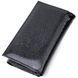 Женский кошелек в три сложения из лакированной натуральной кожи ST Leather 22707 Черный b22707 фото 2