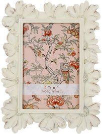 Фоторамка Montacute "Flowers" для фото 10х15см, белый антик BD-450-273 фото