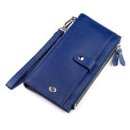 Кошелек женский ST Leather 18416 с ремнем на запястье Синий b18416 фото