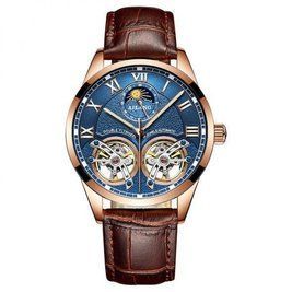 Чоловічий наручний механічний годинник Ailang FlyWheel L890119 фото