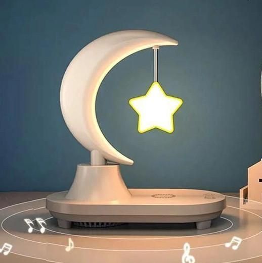 Ночник с колонкой Music Atmosphere Lamp с функцией беспроводной зарядки L703112 фото