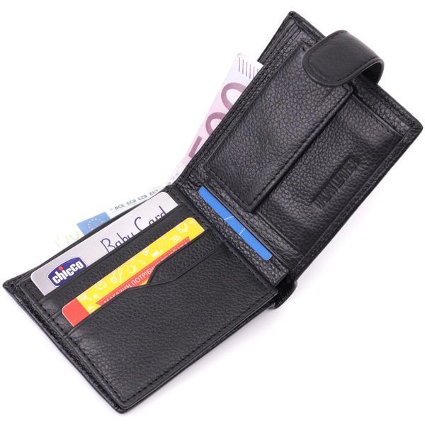 Кошелек для мужчин из натуральной кожи ST Leather 22461 Черный b22461 фото