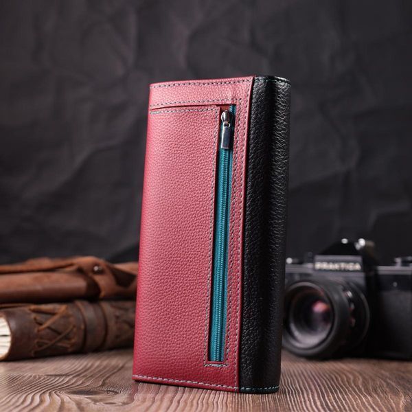 Вместительный кошелек для женщин из натуральной кожи ST Leather 22517 Разноцветный b22517 фото