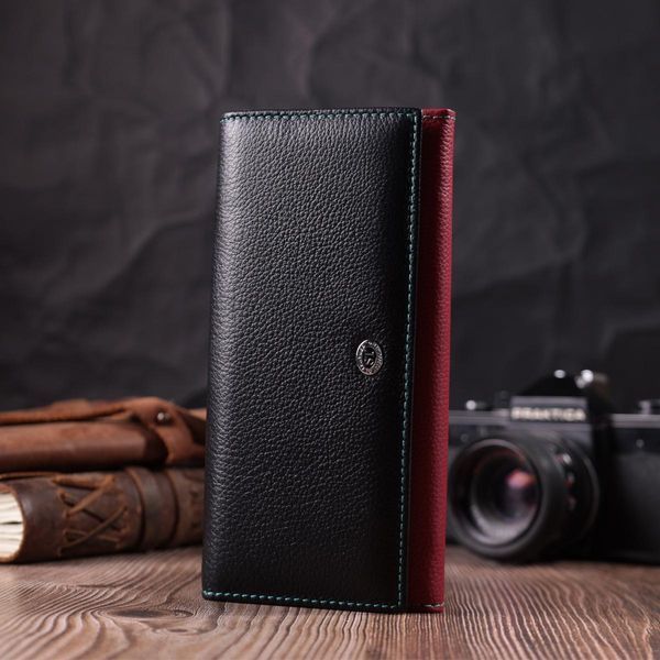 Вместительный кошелек для женщин из натуральной кожи ST Leather 22517 Разноцветный b22517 фото