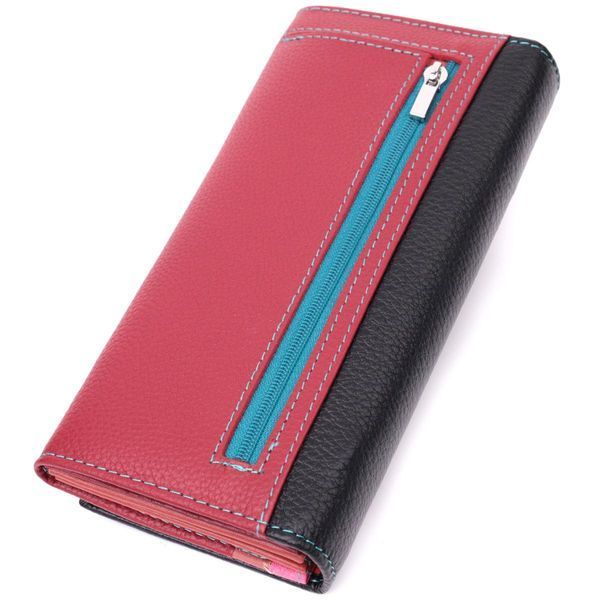 Вместительный кошелек для женщин из натуральной кожи ST Leather 22517 Разноцветный b22517 фото