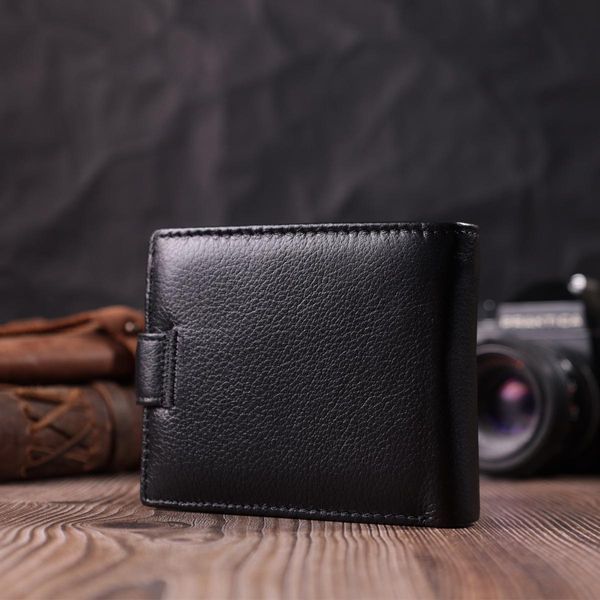 Кошелек для мужчин из натуральной кожи ST Leather 22461 Черный b22461 фото