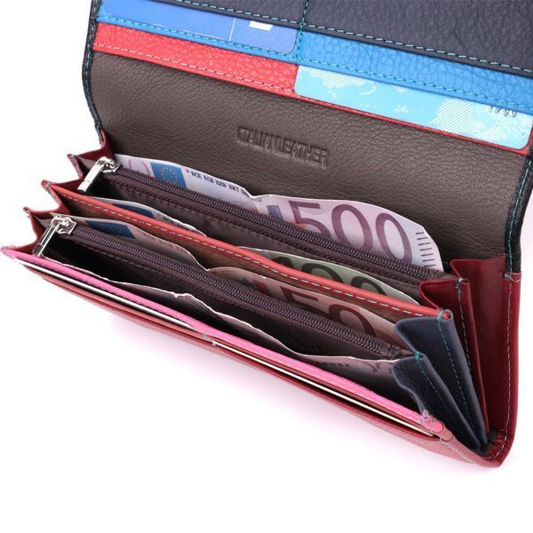 Вместительный кошелек для женщин из натуральной кожи ST Leather 22517 Разноцветный b22517 фото