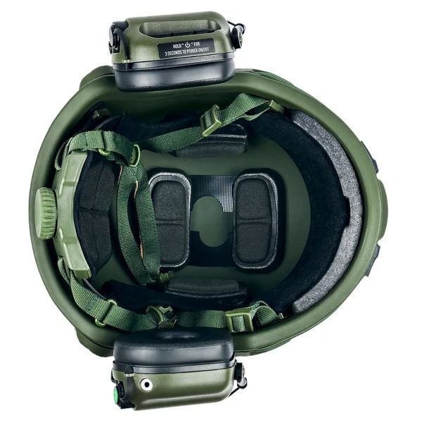 Комплект Шолом кевларовий Fast NIJ IIIA + навушники Earmor M31H Mod3 (Ranger Green) розмір XL L9006602 фото