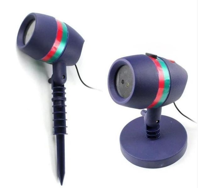 Лазерный проектор Star Shower Motion Laser Light (для дома и улицы) Blue L800378 фото