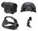 Комплект - монокуляр нічного бачення NVG30 Wi-Fi 940nm + шолом (ABS-пластик) + кріплення (Чорний) L703263 фото 1