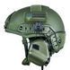Комплект Шолом кевларовий Fast NIJ IIIA + навушники Earmor M31H Mod3 (Ranger Green) розмір XL L9006602 фото 2