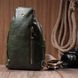 Сумка з однією лямкою через плече з гладкої екошкіри Vintage 22771 Зелена b22771 фото 11