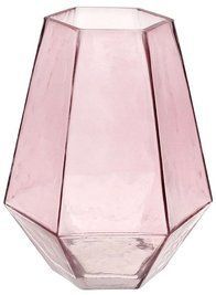 Ваза декоративная Ancient Glass "Винченцо" 21х17см, стекло, розовый BD-591-325 фото