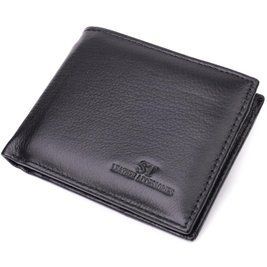 Мужской кошелек-зажим из натуральной кожи ST Leather 22460 Черный b22460 фото