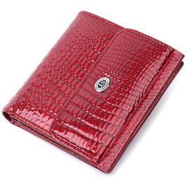Фактурный женский кошелек из натуральной кожи ST Leather 22705 Красный b22705 фото