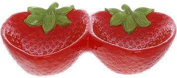 Менажниця керамічна Fruits "Strawberry" 21см, полуниця BD-928-042 фото