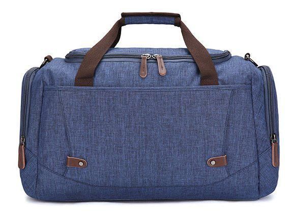 Дорожня сумка текстильна Vintage 20075 Синя 46х30х21 см b20075 фото