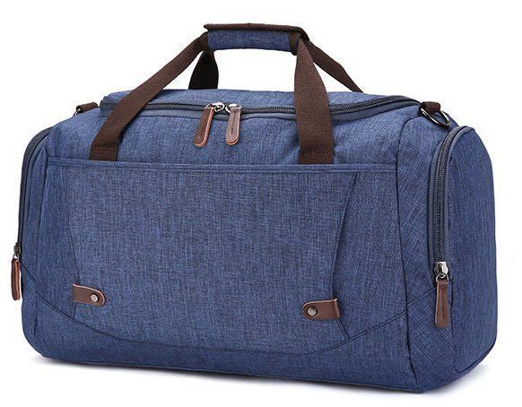 Дорожня сумка текстильна Vintage 20075 Синя 46х30х21 см b20075 фото